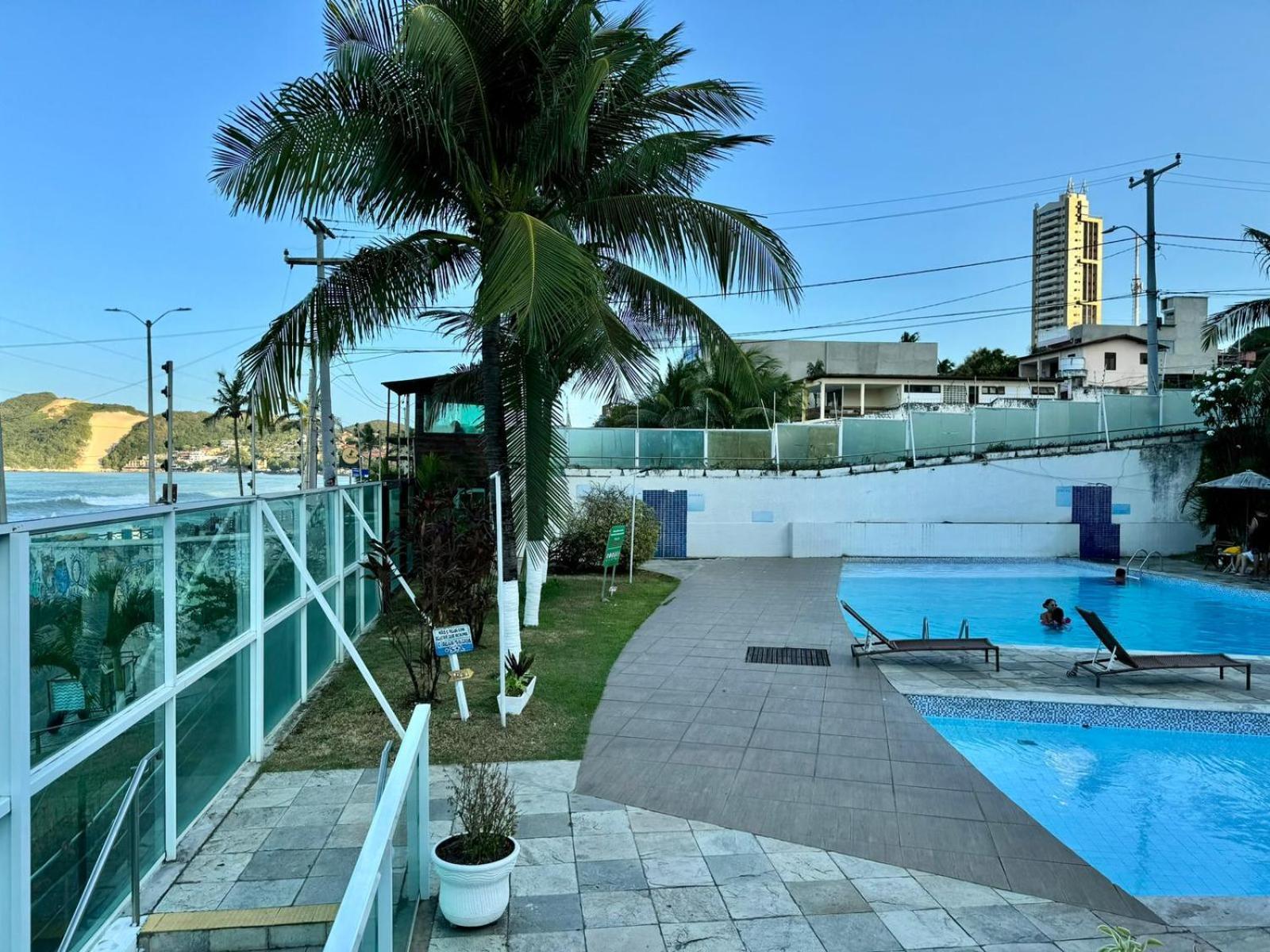 Edy Hospedagens Beira-Mar Flat 310 Com Vista Para O Morro Do Careca, Piscina E Localizacao Privilegiada Natal Exteriör bild